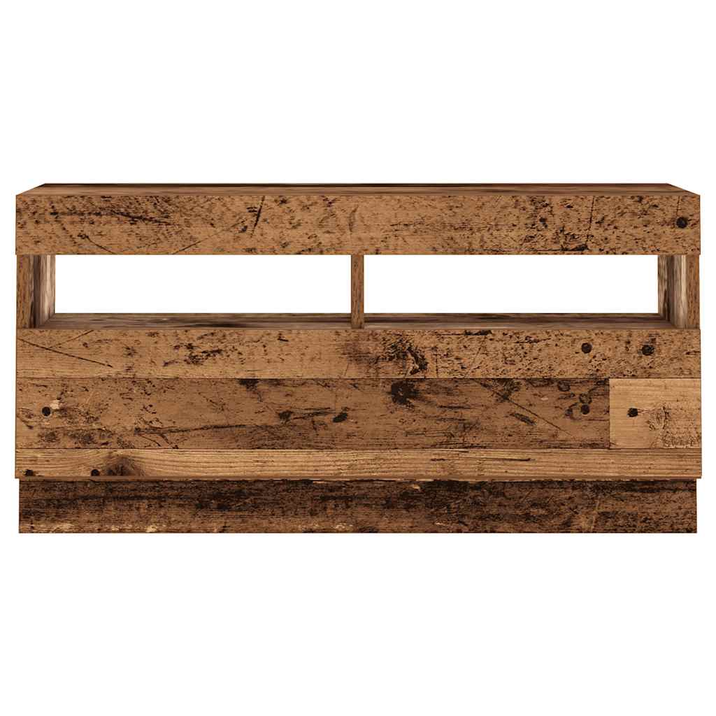 TV ormarić LED boja drva 180x35x40 cm konstruirano drvo