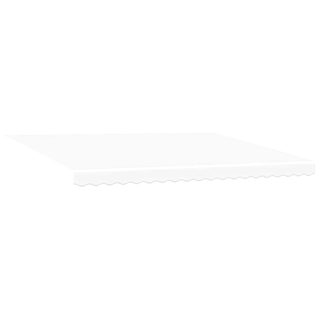 Zamjensko platno za tendu Bijelo 4,5 × 3 m Poliester