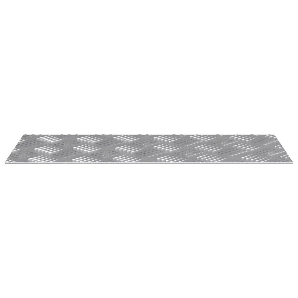 Stepenica Pravokutni 4 pcs Srebrno 50 x 20 cm Aluminij