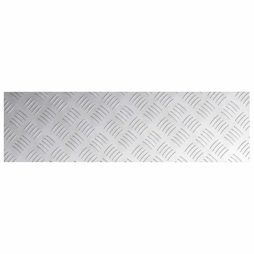 Stepenica Pravokutni 2 pcs Srebrno 70 x 20 cm Aluminij