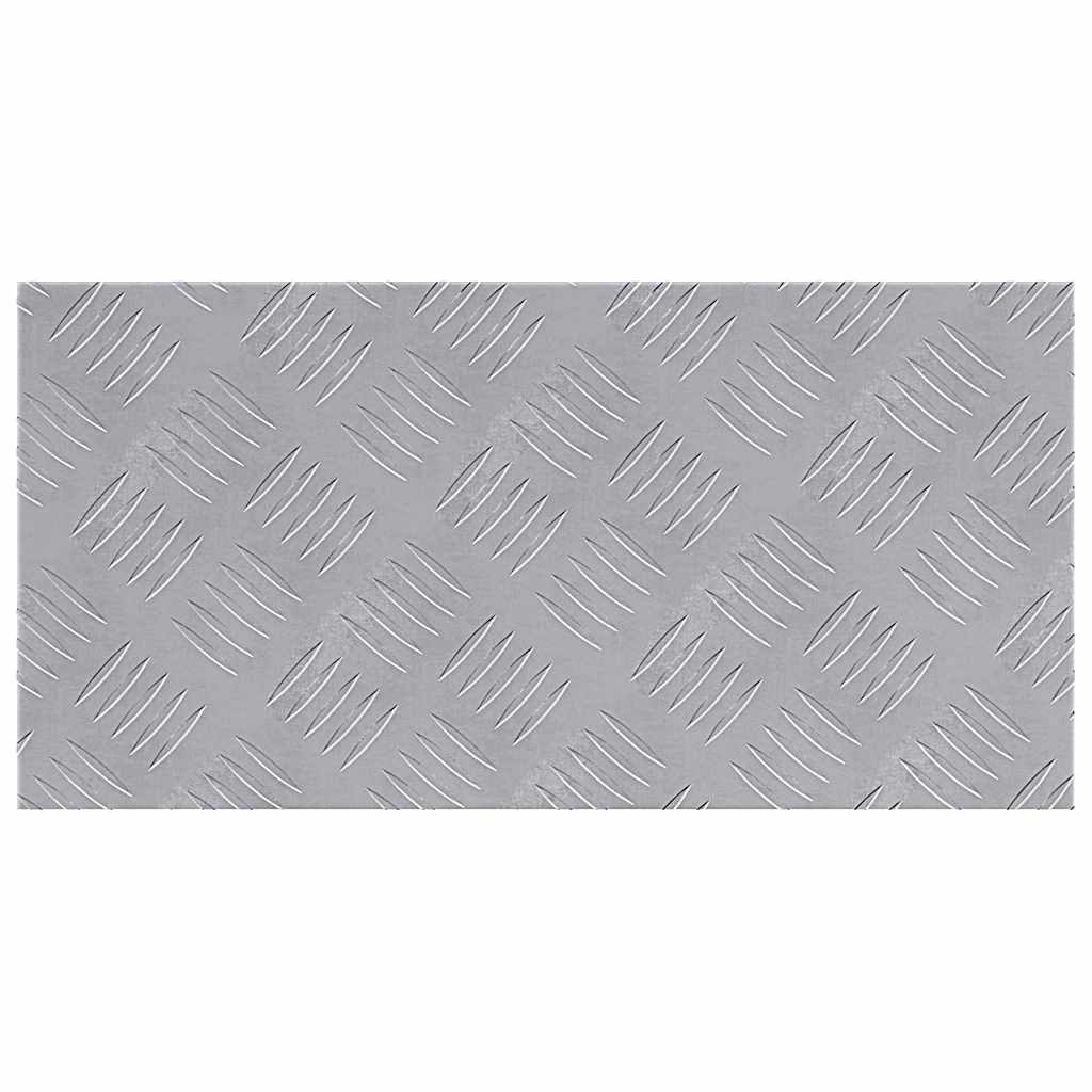 Stepenica Pravokutni 2 pcs Srebrno 50 x 25 cm Aluminij
