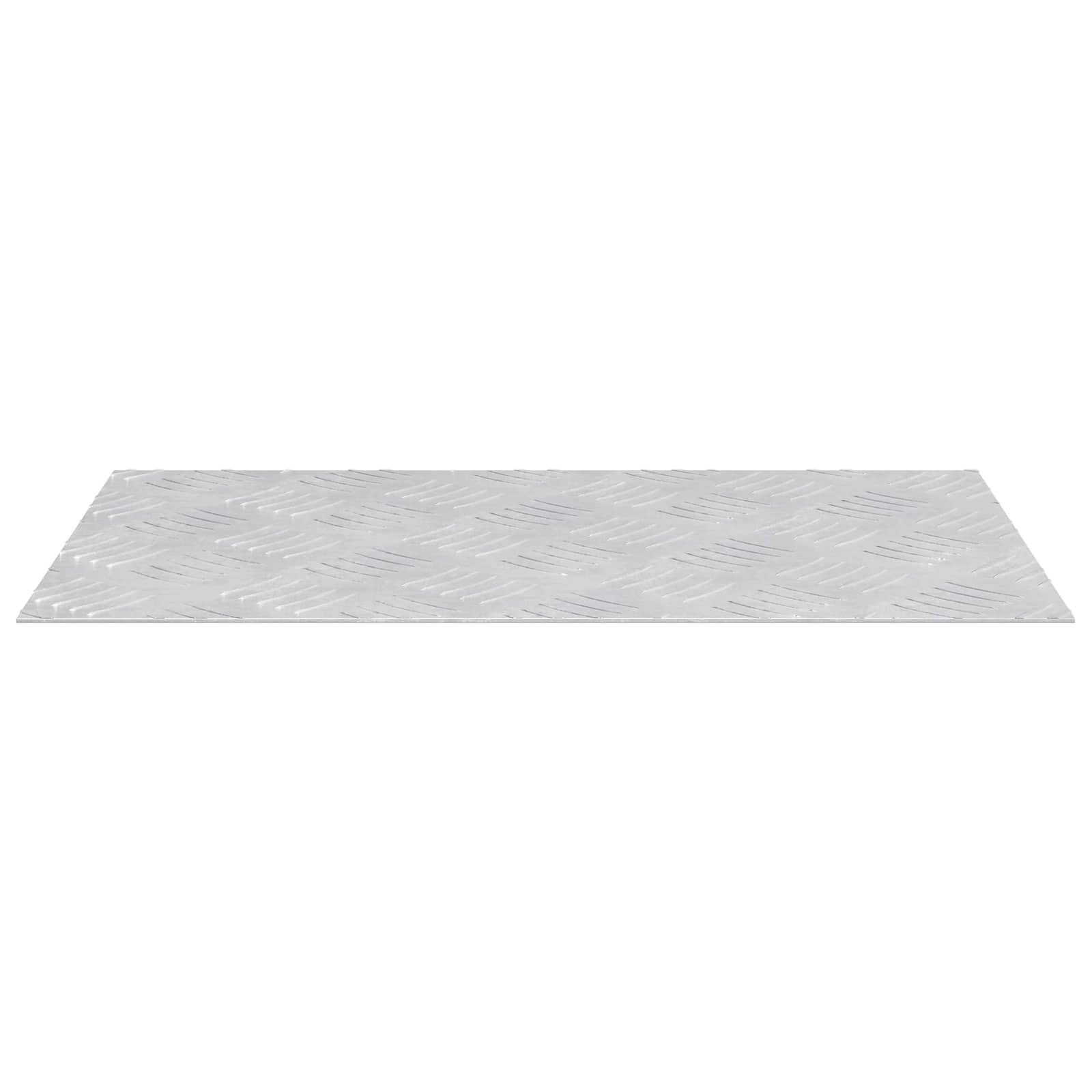 Stepenica Pravokutni 4 pcs Srebrno 50 x 30 cm Aluminij