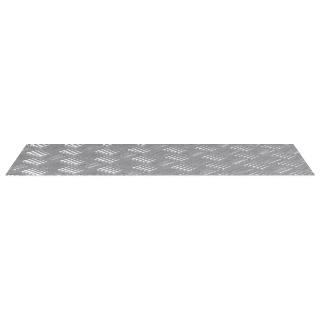 Stepenica Pravokutni 2 pcs Srebrno 70 x 30 cm Aluminij
