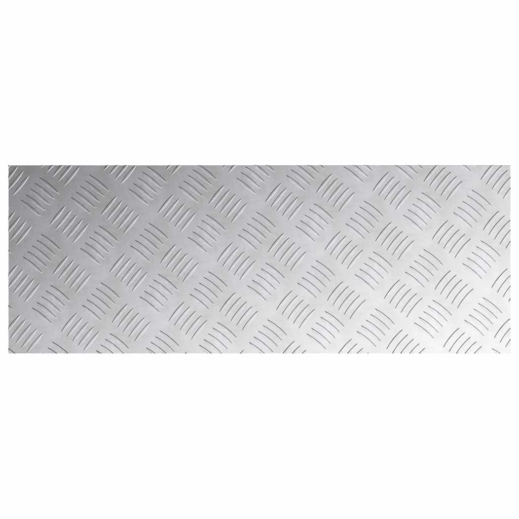 Stepenica Pravokutni 2 pcs Srebrno 80 x 30 cm Aluminij
