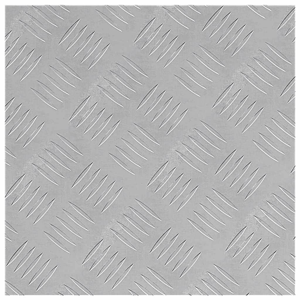 Stepenica Četvrtasti 2 pcs Srebrno 40 x 40 cm Aluminij