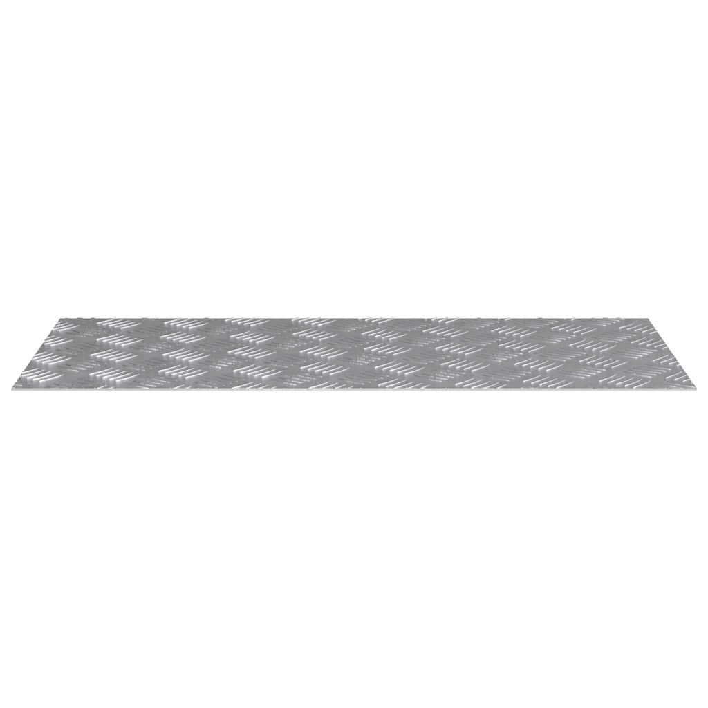 Stepenica Pravokutni 4 pcs Srebrno 90 x 40 cm Aluminij