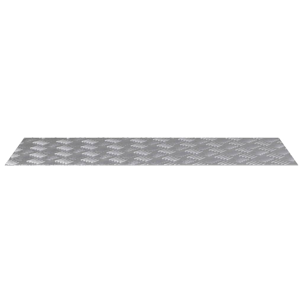 Stepenica Pravokutni 4 pcs Srebrno 100 x 40 cm Aluminij
