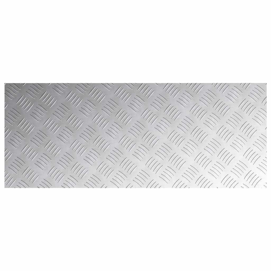 Stepenica Pravokutni 4 pcs Srebrno 100 x 40 cm Aluminij