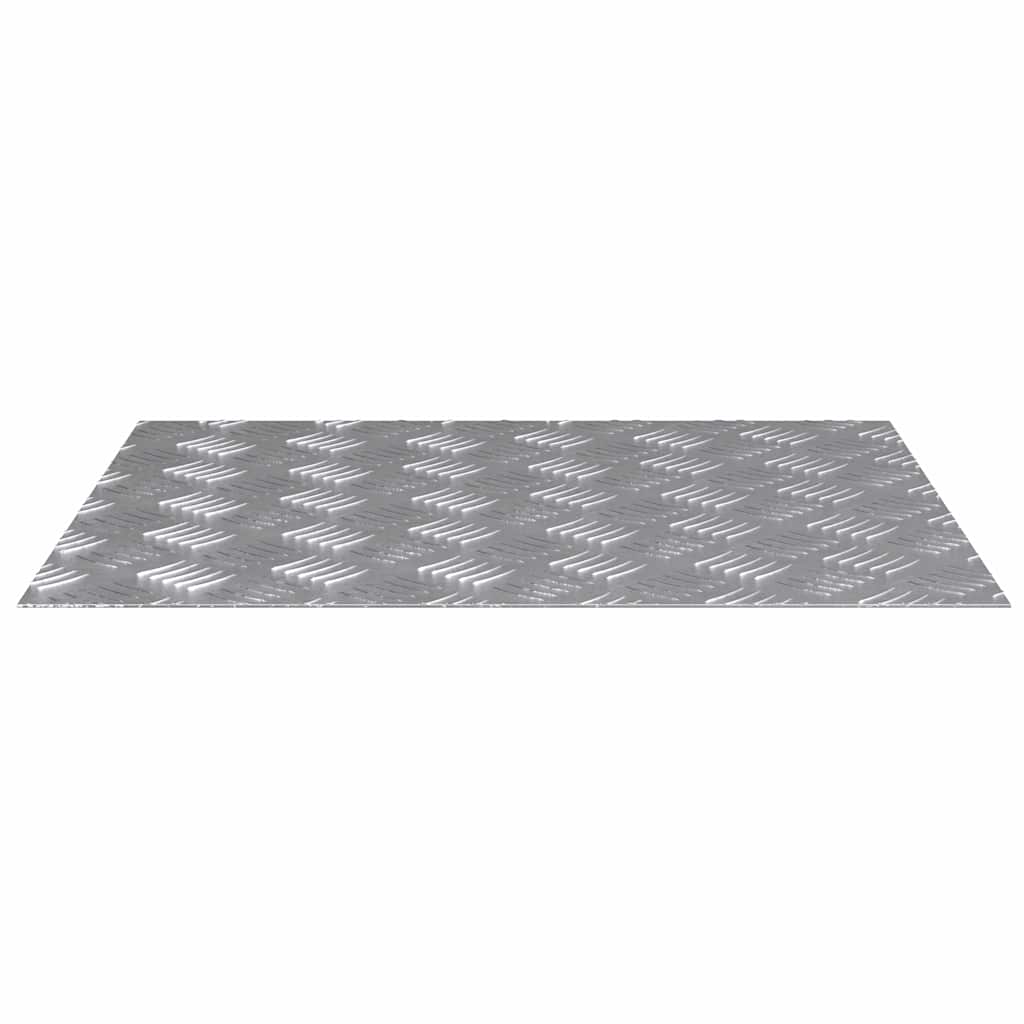 Stepenica Pravokutni 2 pcs Srebrno 60 x 50 cm Aluminij