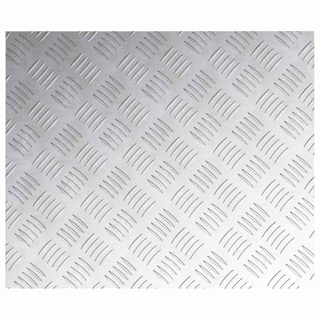 Stepenica Pravokutni 2 pcs Srebrno 60 x 50 cm Aluminij