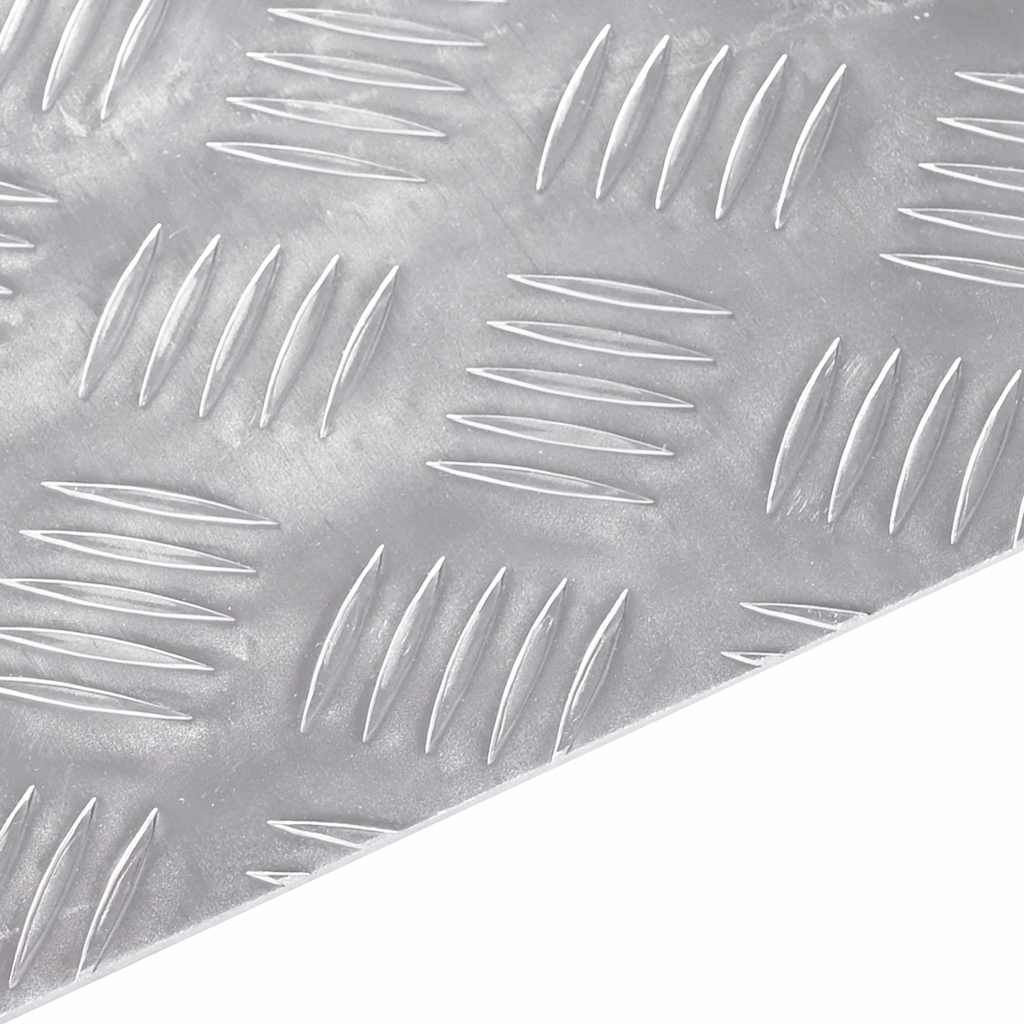 Stepenica Pravokutni 2 pcs Srebrno 70 x 50 cm Aluminij