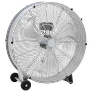 Bubnjasti ventilator s kotačem Srebrno 79 x 37 x 82 cm Aluminij