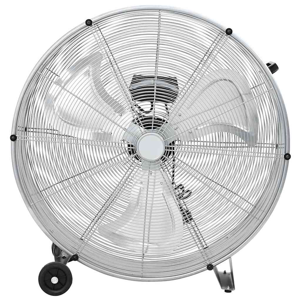 Bubnjasti ventilator s kotačem Srebrno 79 x 37 x 82 cm Aluminij