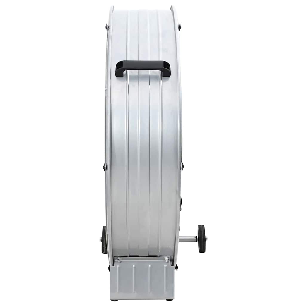 Bubnjasti ventilator s kotačem Srebrno 79 x 37 x 82 cm Aluminij