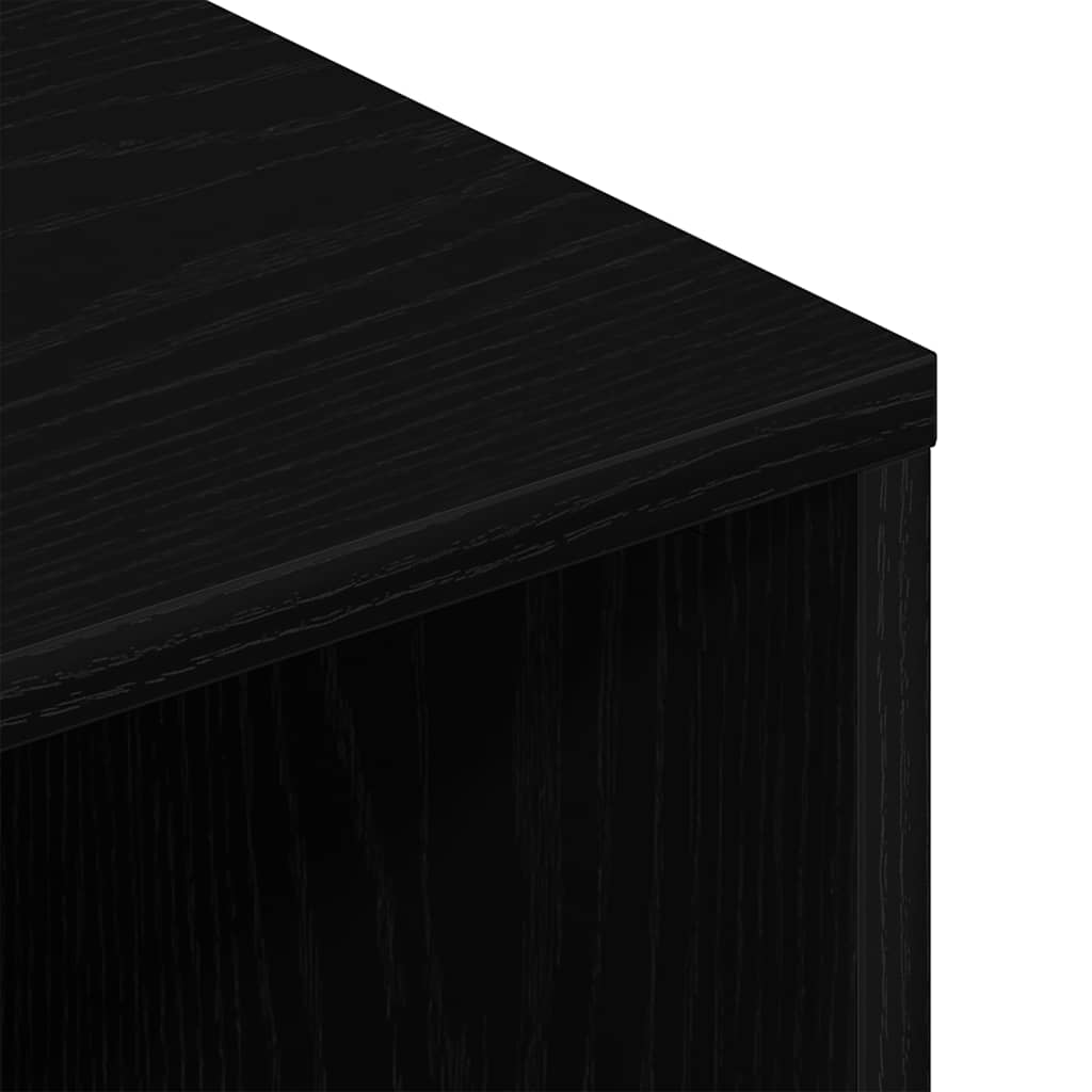 TV ormarić crni hrast 120x40x40 cm konstruirano drvo