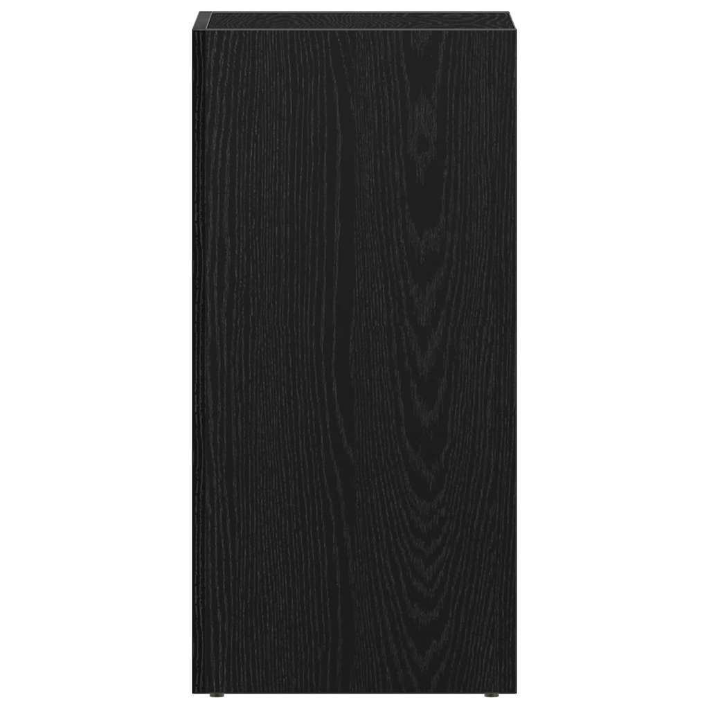 LP Kutija za pohranu crni hrast 71x34x36 cm izrađeno drvo