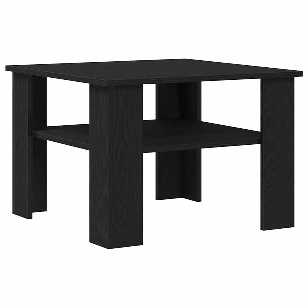 Kava Stol Crni hrast 60 x 60 x 42 cm Konstruirano drvo