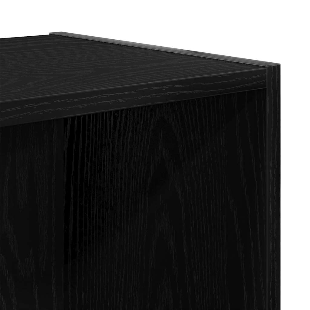Ormarić za knjige Crni hrast 143 x 30 x 36 cm Konstruirano drvo