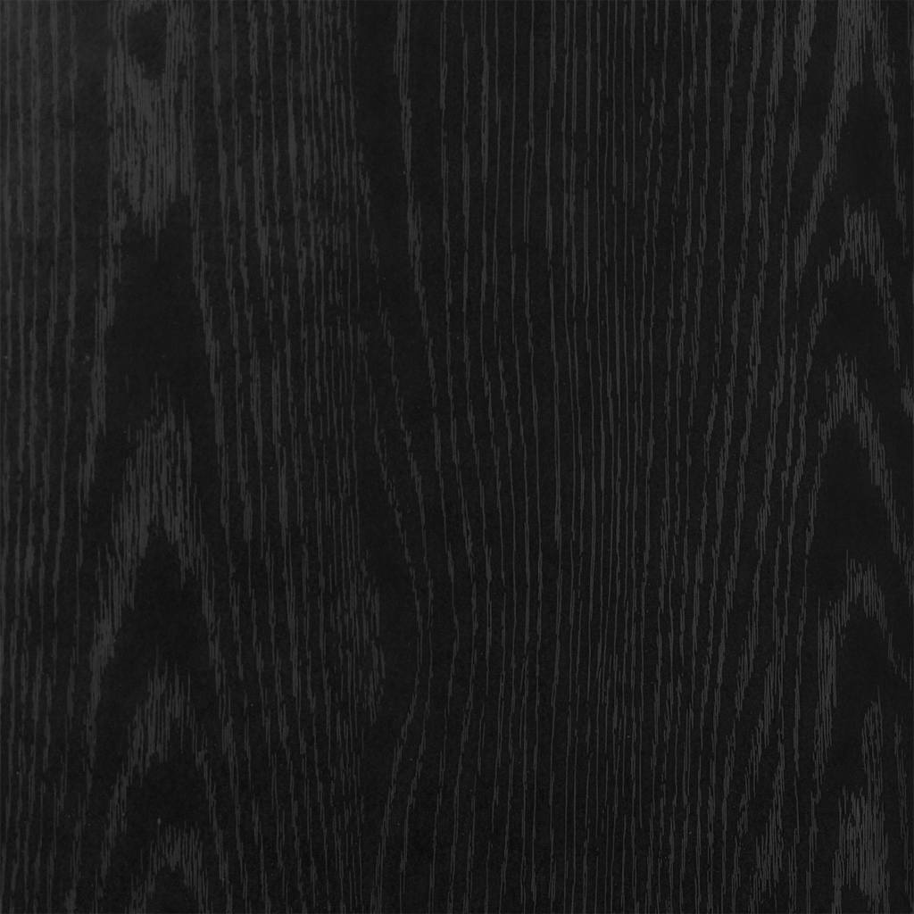 Plutajući noćni ormarić crni hrast 40x32x15 cm inženjerski drvo