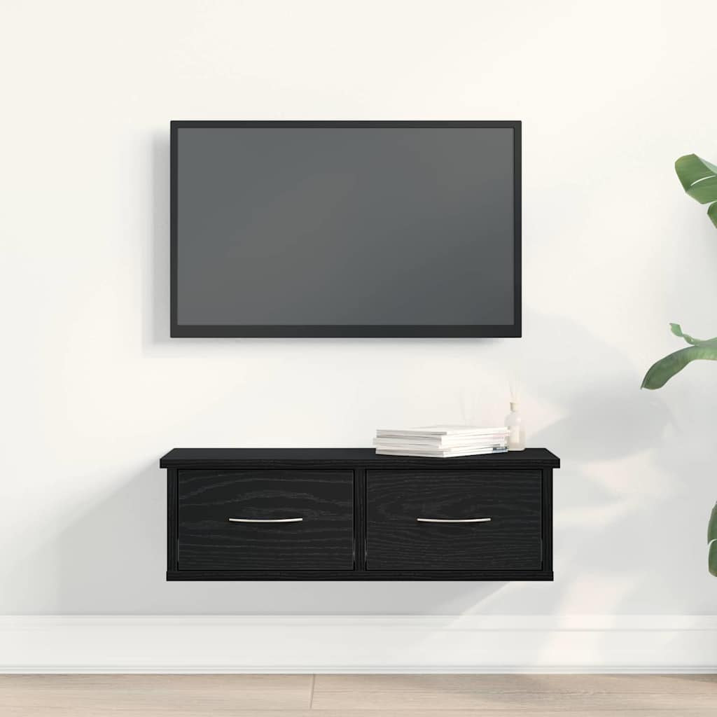 Ormar za Zid Crni hrast 60 x 26 x 18,5 cm Konstruirano drvo