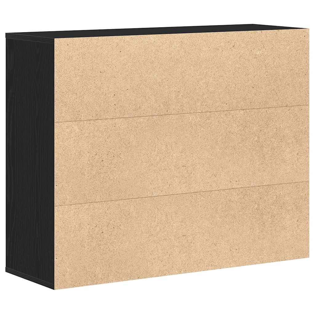 Komoda crni hrast 88x30x70 cm Inženirsko drvo