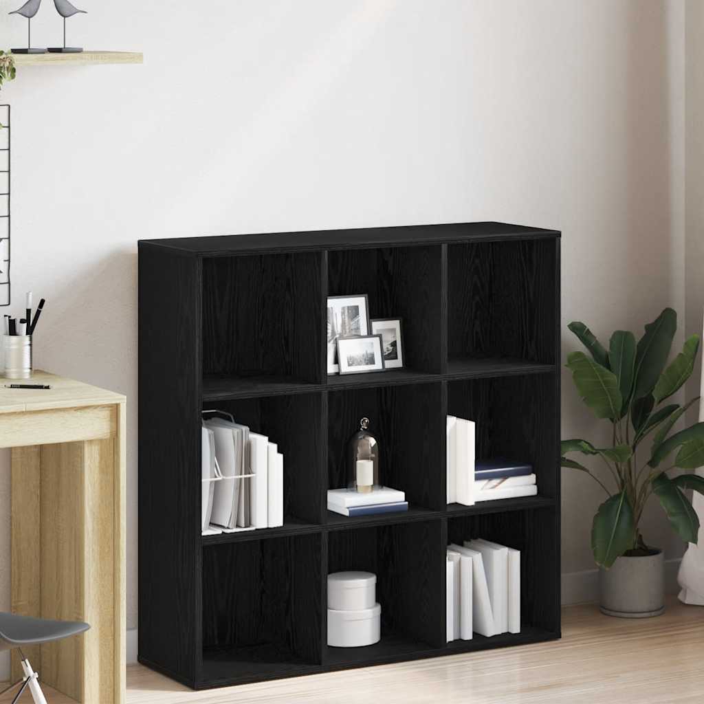 Ormar za knjige crni hrast 98x29x97,5 cm inženjerski drvo