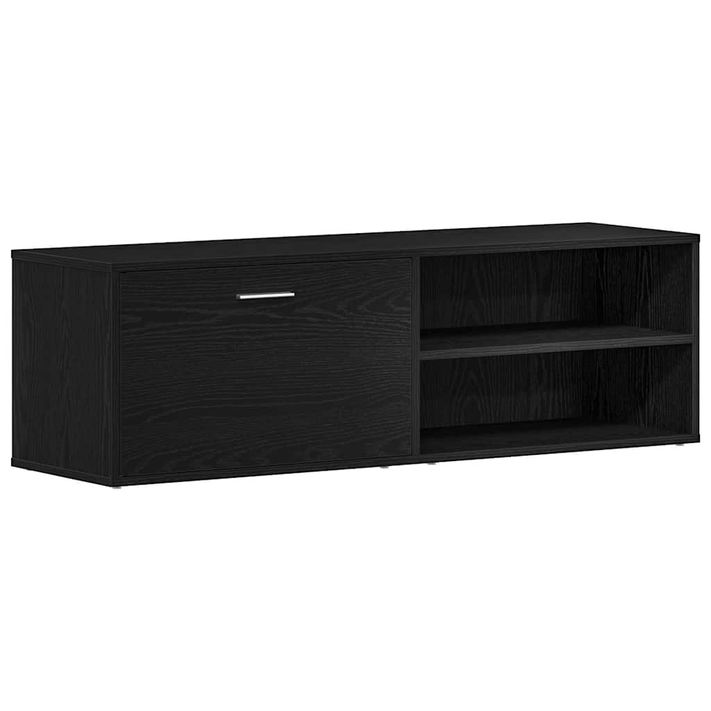 TV ormarić crni hrast 120x34x37 cm inženjerski drvo