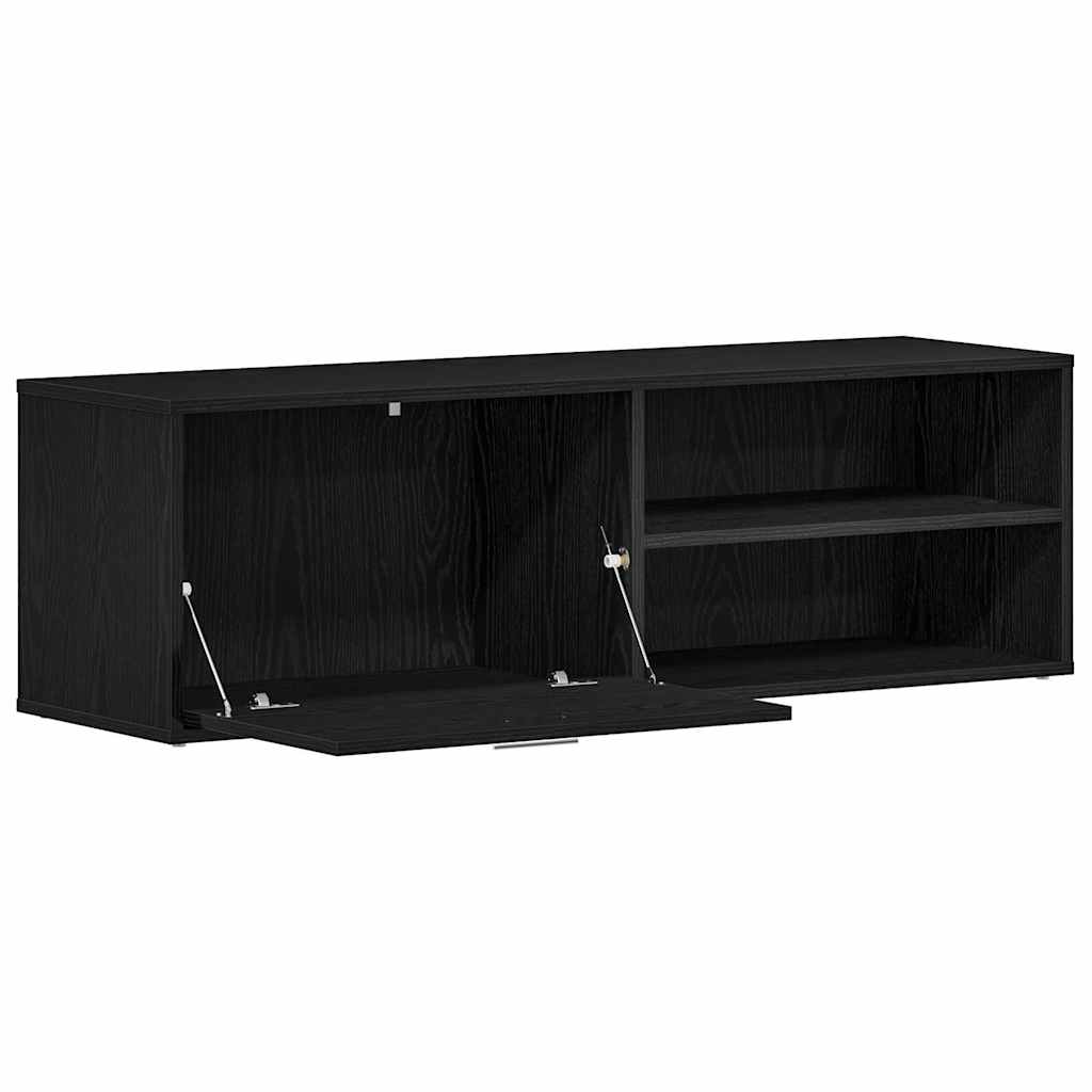 TV ormarić crni hrast 120x34x37 cm inženjerski drvo