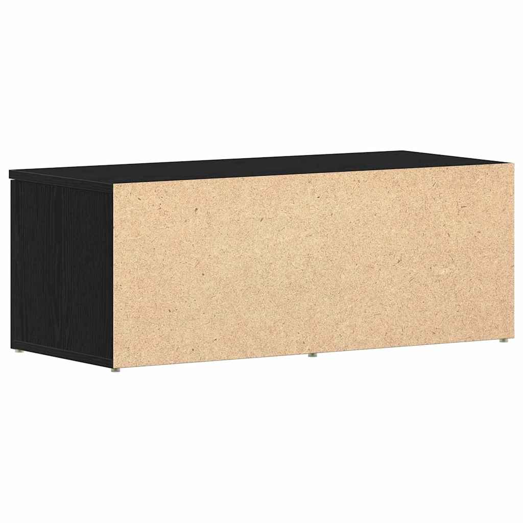 TV ormar s ladicama Crni hrast 80x34x30 cm Konstruirano drvo