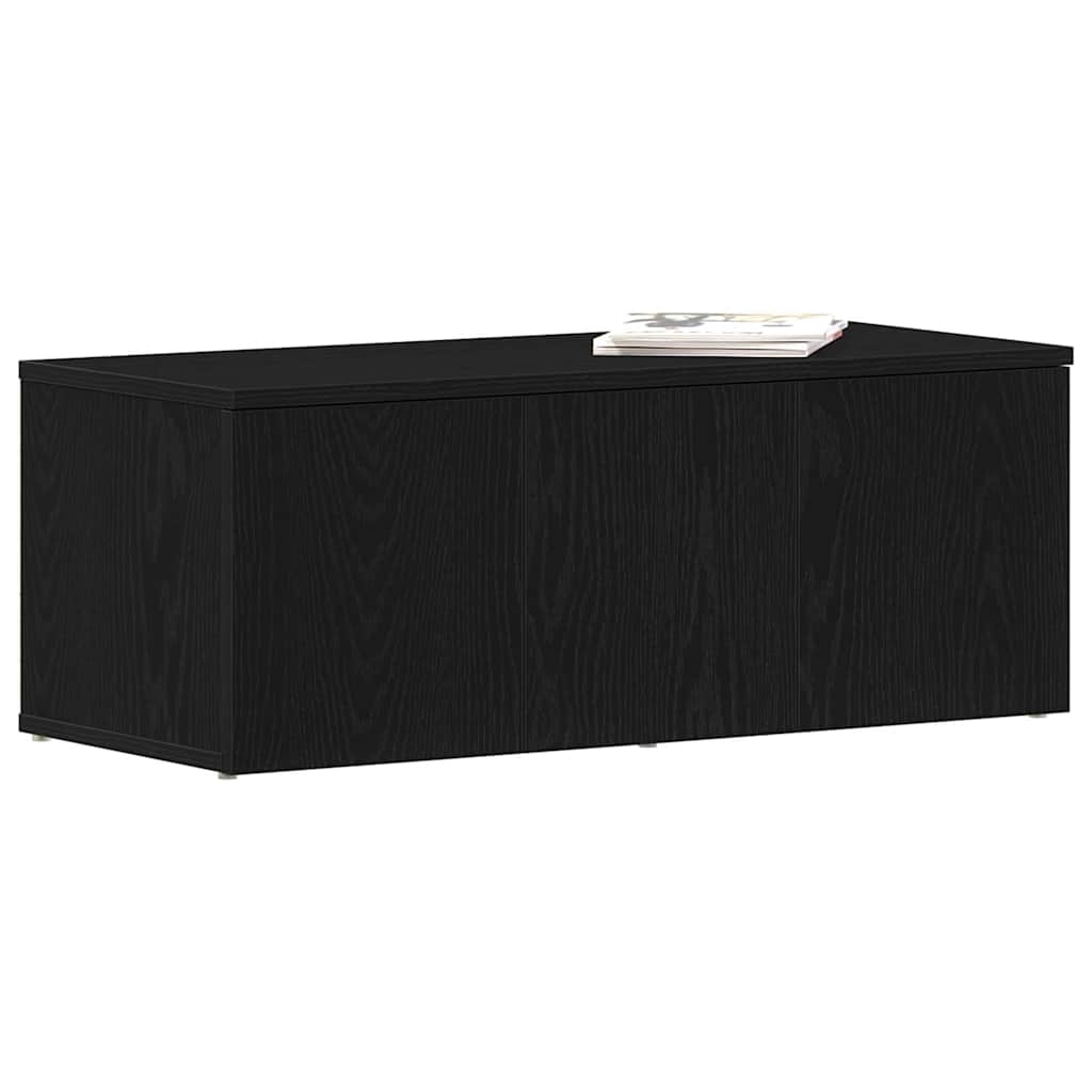 TV ormar s ladicama Crni hrast 80x34x30 cm Konstruirano drvo