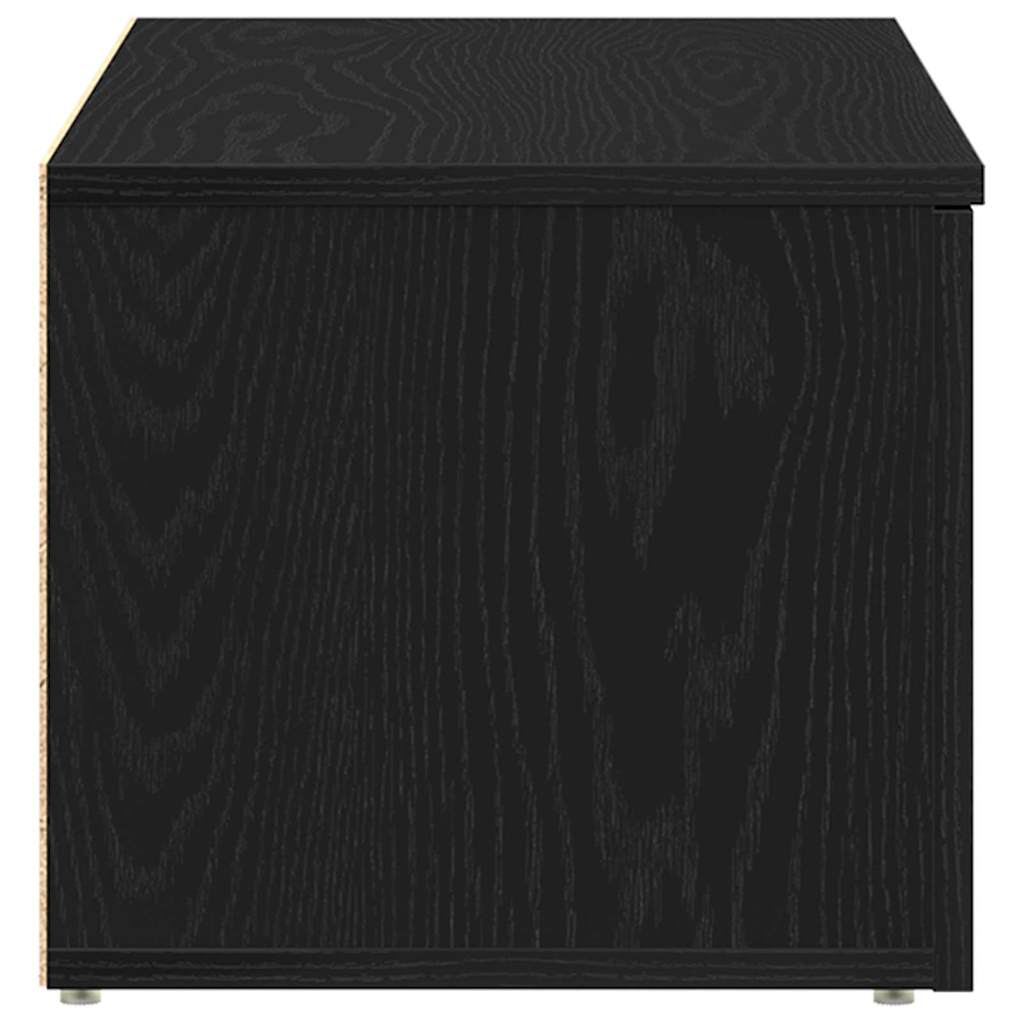 TV ormar s ladicama Crni hrast 80x34x30 cm Konstruirano drvo