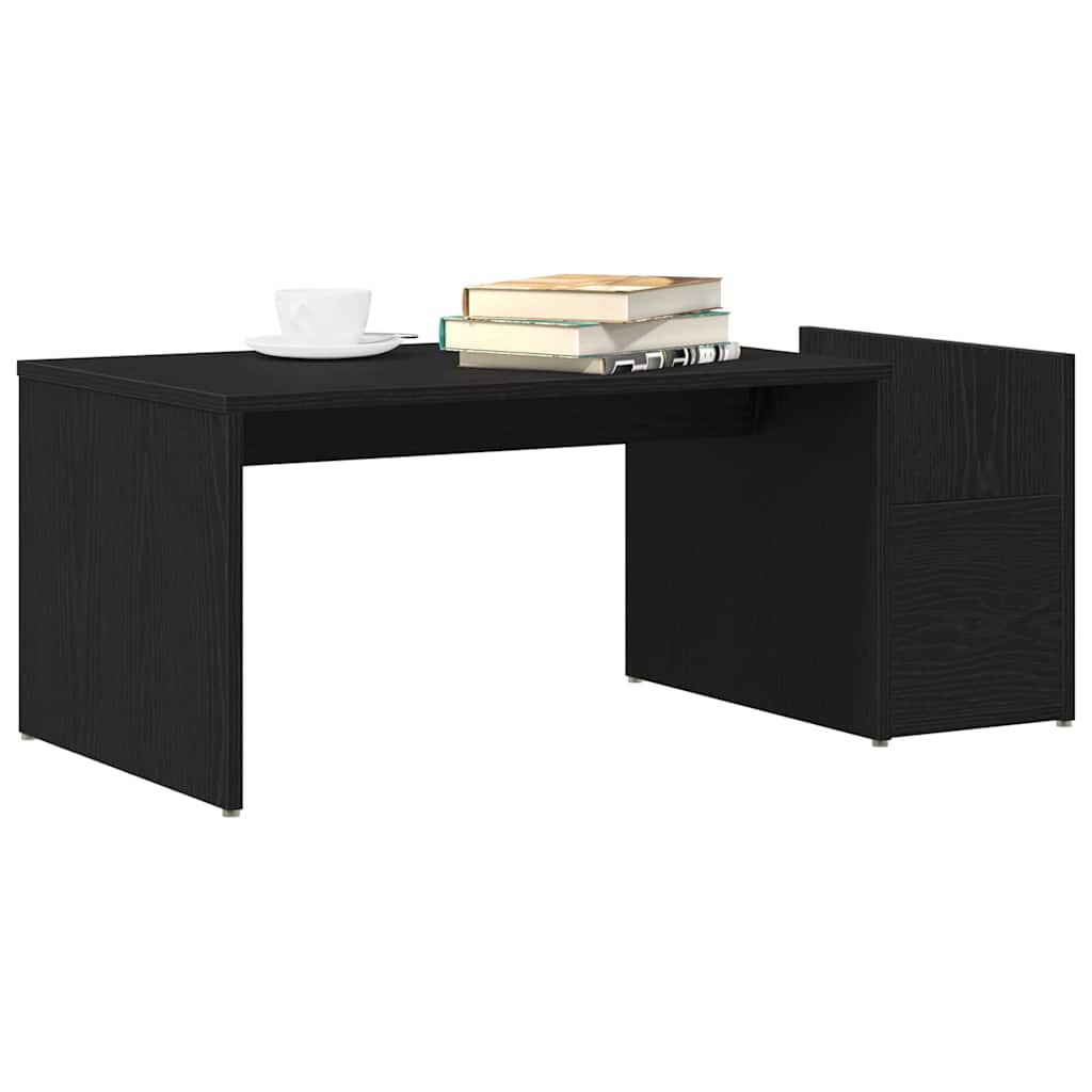 Kava Stol Crni hrast 90 x 45 x 35 cm Konstruirano drvo