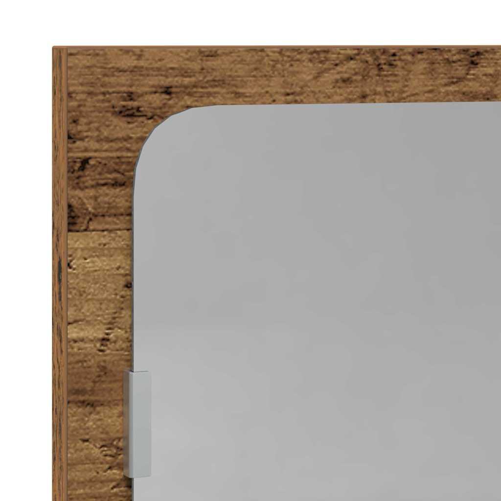 Ogledalo Polica Staro drvo 90 x 10,5 x 37 cm Konstruirano drvo
