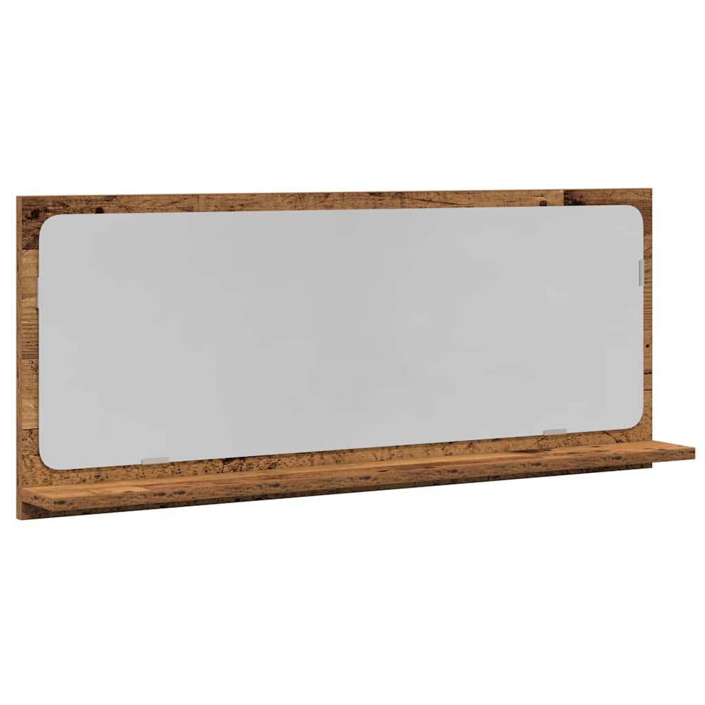 Ogledalo Polica Staro drvo 90 x 10,5 x 37 cm Konstruirano drvo