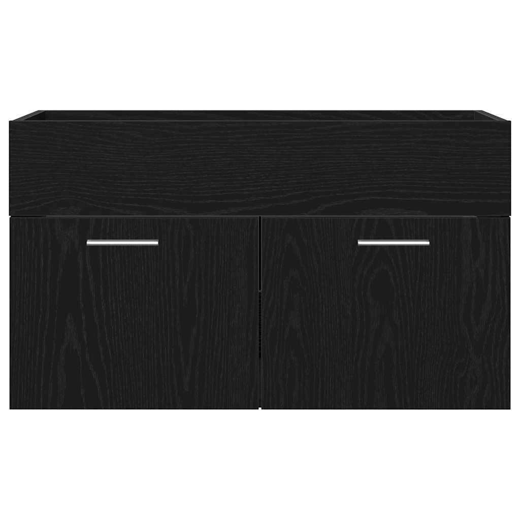 Ormarić za umivaonik Zidne Crni hrast 38,5 x 100 x 46 cm