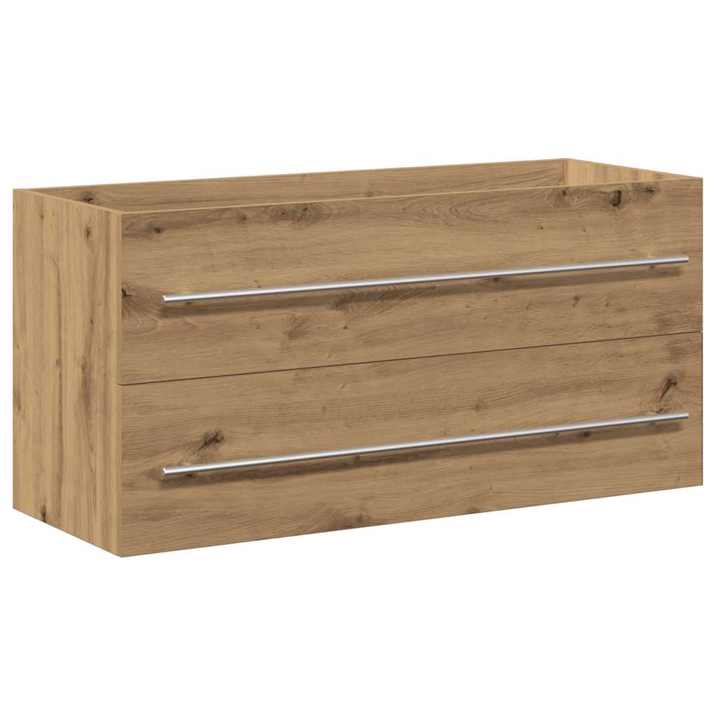 Ormarić za umivaonik u kupaonici Artisan hrast 100x38,5x48 cm Konstruirano drvo