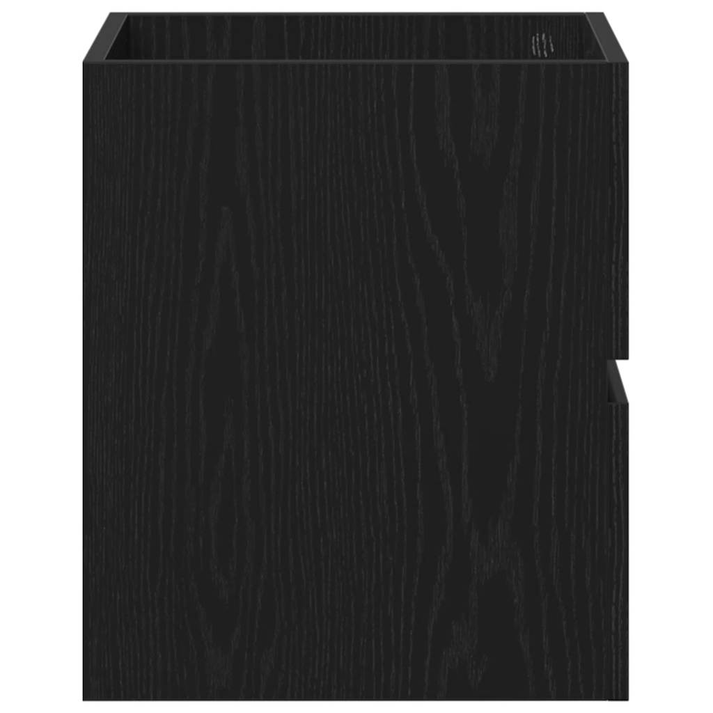 Ormarić za umivaonik u kupaonici crni hrast 41x38,5x45 cm inženjerski drvo