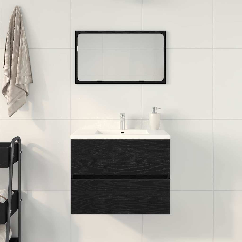 Kupaonski ormarić za sudoper Crni hrast 60 x 38,5 x 45 cm