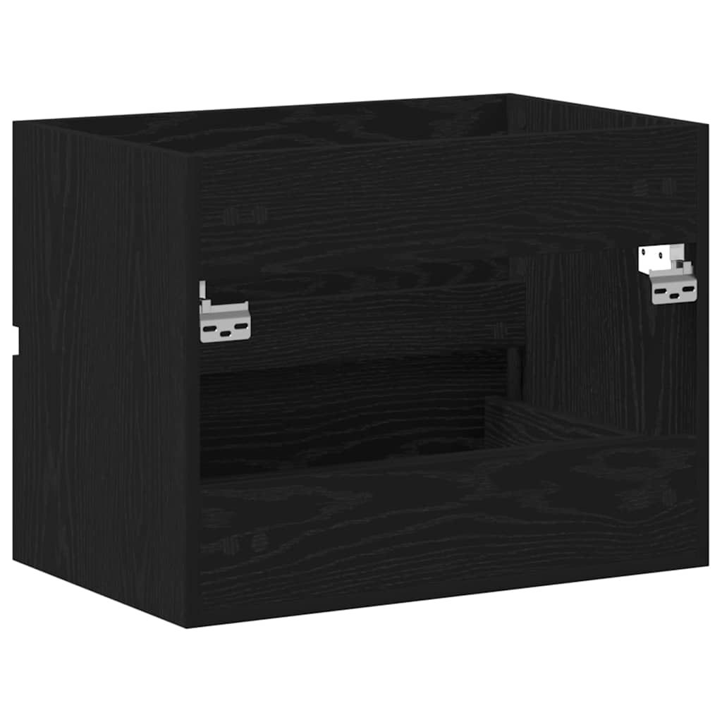 Kupaonski ormarić za sudoper Crni hrast 60 x 38,5 x 45 cm