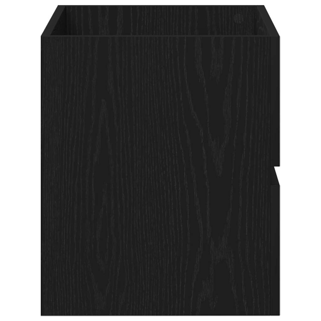 Kupaonski ormarić za sudoper Crni hrast 60 x 38,5 x 45 cm