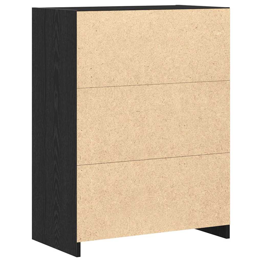Kupaonski ormar Crni hrast 60 x 33 x 80 cm Konstruirano drvo