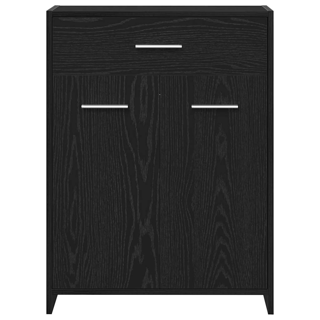 Kupaonski ormar Crni hrast 60 x 33 x 80 cm Konstruirano drvo
