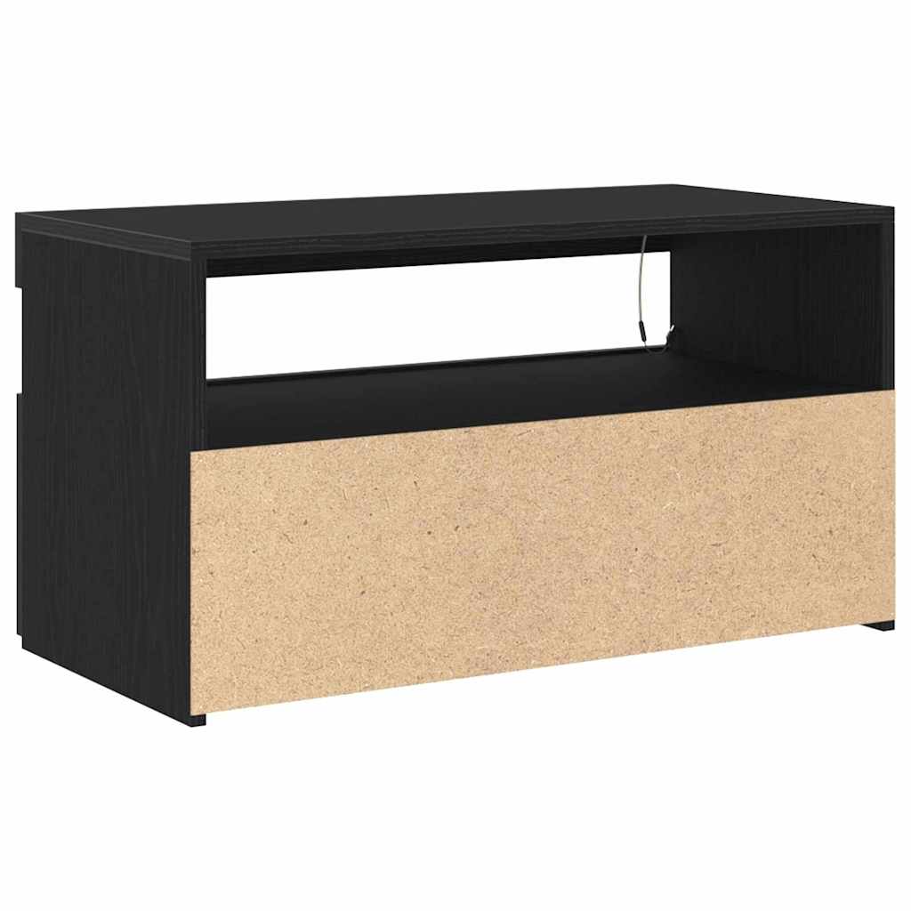TV ormar Crni hrast 75 x 35 x 40 cm Konstruirano drvo