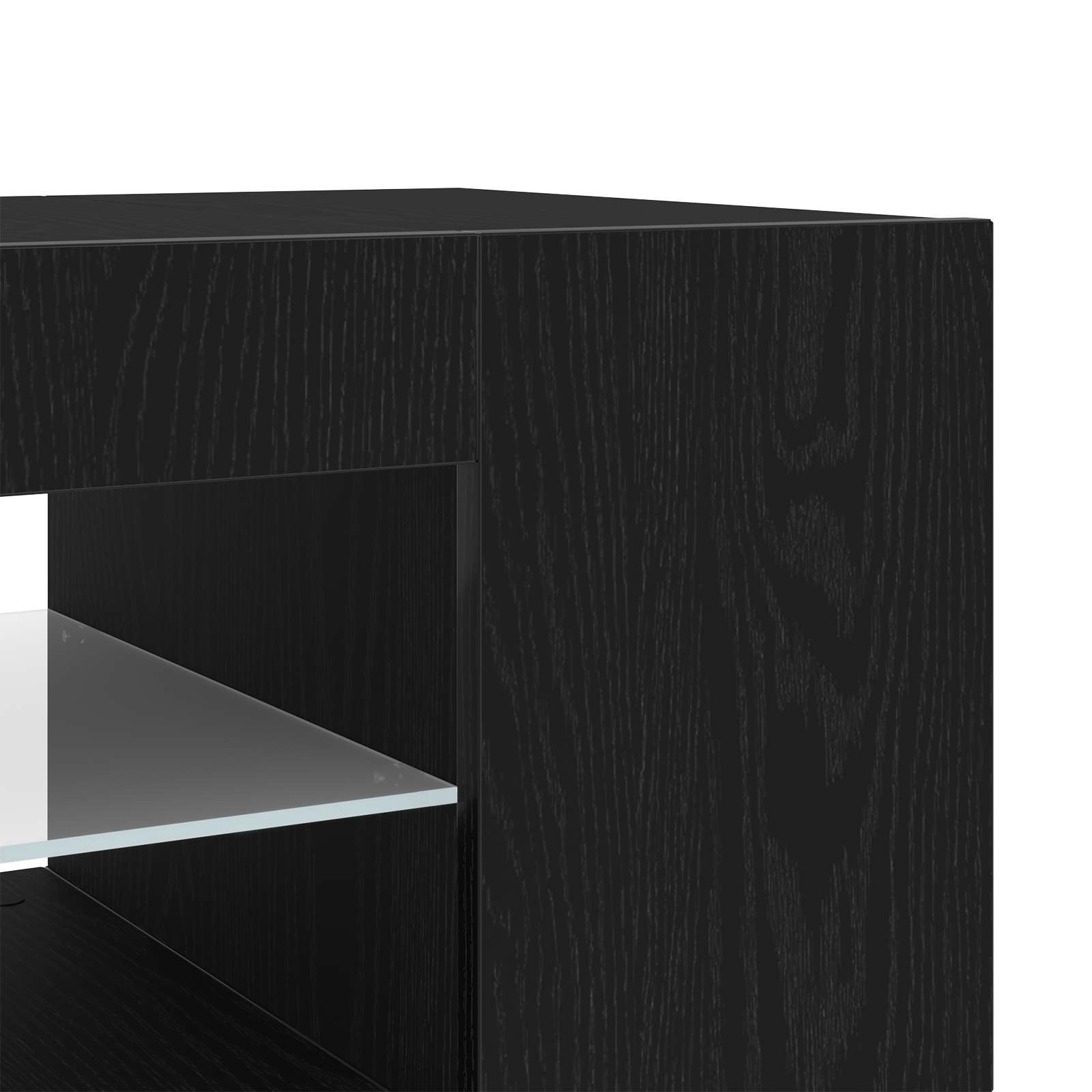 TV ormar Crni hrast 90 x 39 x 30 cm Konstruirano drvo