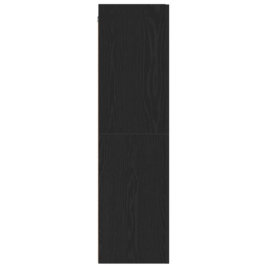 TV Kabinet za Zid Zidne Crni hrast 30,5 x 30 x 110 cm