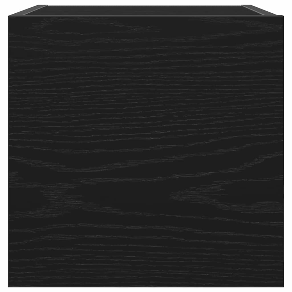 Ormar za TV montiran na zid 2 pcs Crni hrast 30,5 x 30 x 30 cm