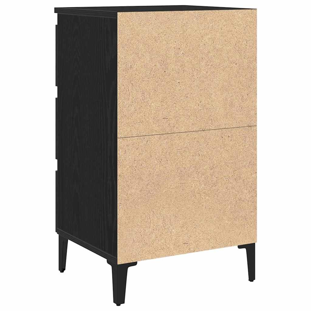 Noćni ormar Crni hrast 40 x 35 x 69 cm Konstruirano drvo