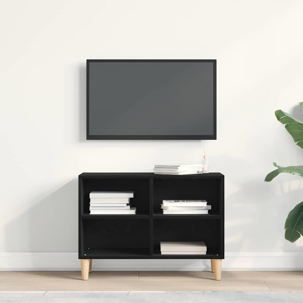TV ormar Crni hrast 69,5 x 30 x 50 cm Konstruirano drvo