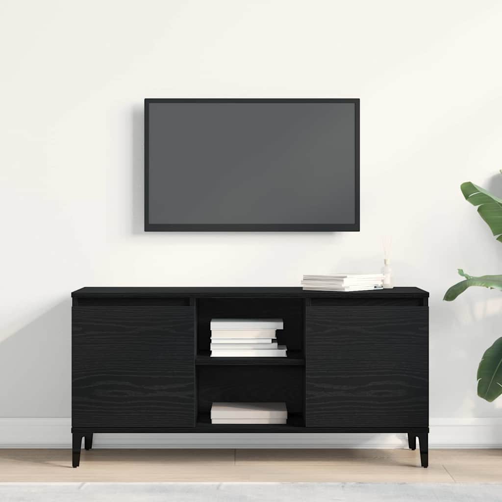 TV ormar Crni hrast 102 x 35 x 50 cm Konstruirano drvo