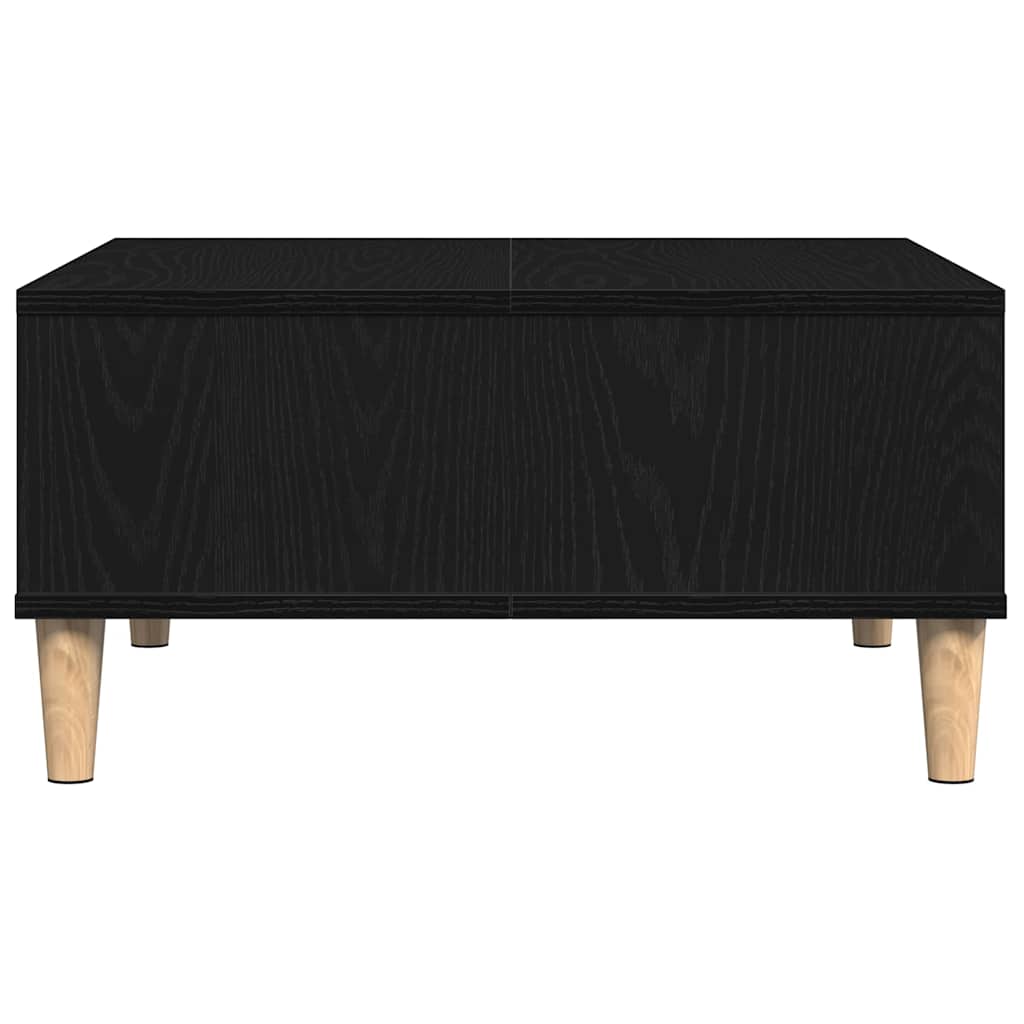 Kava Stol Crni hrast 60 x 60 x 30 cm Konstruirano drvo